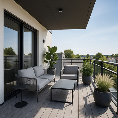 Genießen Sie Ihren großzügigen Balkon! - * Neubau-ETW * Energieeffizient * 3 Zimmer * Großer Balkon *