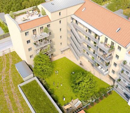 Vogelperspektive Innenhof - 