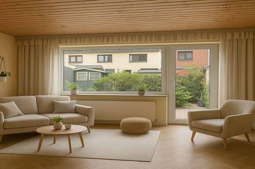 Wohnzimmer Visualisierung - Einfamilienhaus in Neu Wulmstorf zum Kaufen