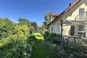 Südwest-Ansicht, Garten und Terrasse - 5 Zimmer Einfamilienhaus in Geltendorf