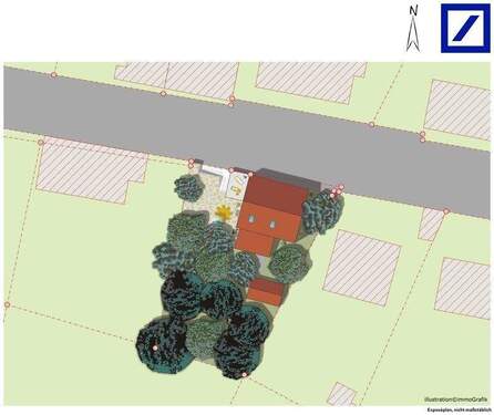 Lageplan - Mehrfamilienhaus, Wohnhaus mit 235,00 m&sup2; in Radevormwald zum Kaufen