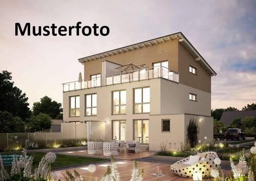 Beispiel Doppelhaus Pultdach_Muster - Grundstück zum Kaufen in Wannweil