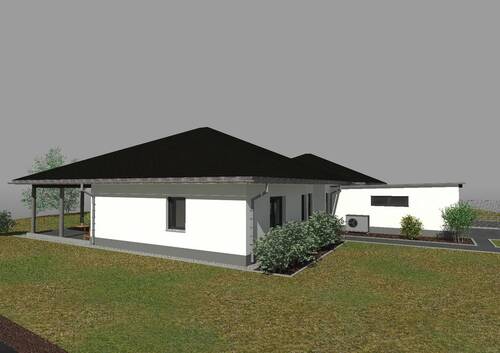 Seitenansicht mit Garage - Einfamilienhaus mit 128,00 m² in Arneburg zum Kaufen