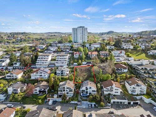 Sicht auf beide Flurstücke - Grundstück in Tettnang