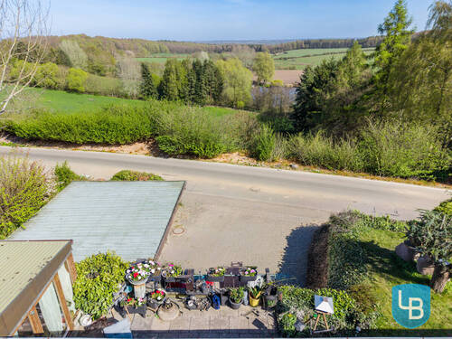 Ausblick von der Terrasse ins Grüne - 7 Zimmer Einfamilienhaus in Panker / Darry