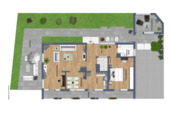 Grundriss obere Wohnebene - 