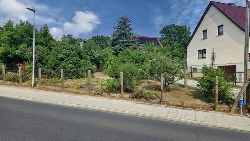 Sicht von der Straße - Grundstück zum Kaufen in Werder