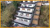 Blick auf die Terrasse - 4 Zimmer Etagenwohnung in Schwalmstadt / Treysa