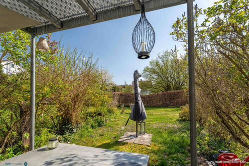 Terrasse mit Gartenanteil - 