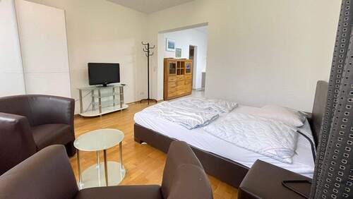 Schlafbereich - 1 Zimmer Etagenwohnung zur Miete in Konstanz