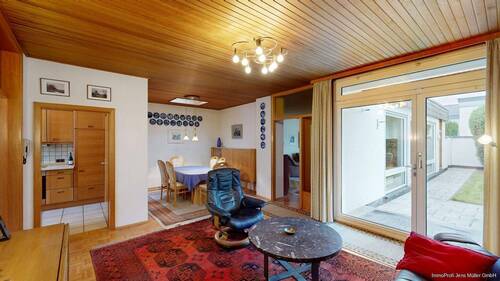 Wohndiele mit Blick in den Essbereich und in die K - Einfamilienhaus mit 131,00 m² in Hamm zum Kaufen