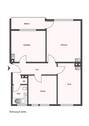 Grundriss der Wohnung mit drei Zimmern - Etagenwohnung mit 65,50 m&sup2; in Stadtallendorf zur Miete