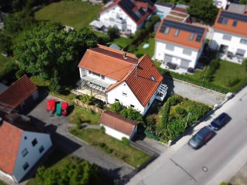 Südansicht - Grundstück in Grasbrunn