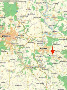 Lageplan - Gewerbeobjekt (Büro, Produktion, Verkauf) in Mainbernheim zum Kaufen