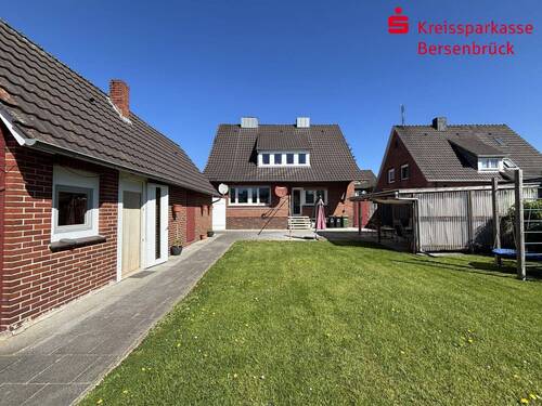 Gartenansicht auf das Objekt - 6 Zimmer Einfamilienhaus zum Kaufen in Quakenbrück