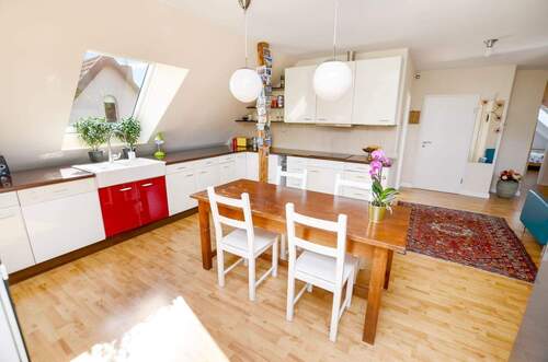 Koch- und Essbereich - 3 Zimmer Etagenwohnung in Bielefeld