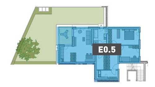 Gartenwohnung E 0.5 - 