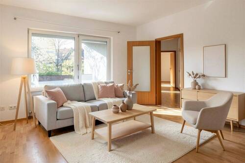 Wohnzimmer - (KI generiert) - 2 Zimmer Etagenwohnung in Konstanz