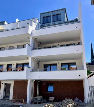 Hinteransicht Detail / Wohnung - Terrassenwohnung mit 89,00 m&sup2; in Ahlen zur Miete