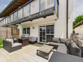 sonnige Terrasse - 6 Zimmer Doppelhaushälfte zum Kaufen in Brunnthal