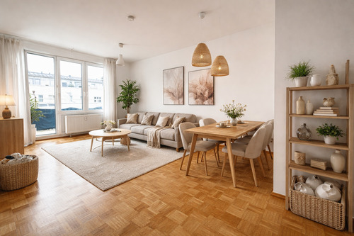 Wohnzimmer (virtual staged) - 