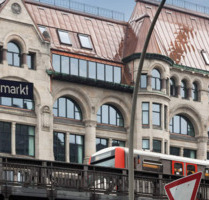 Historisches Lagerhaus-Büro in Hamburg Altstadt - 4 m Deckenhöhe, All-In