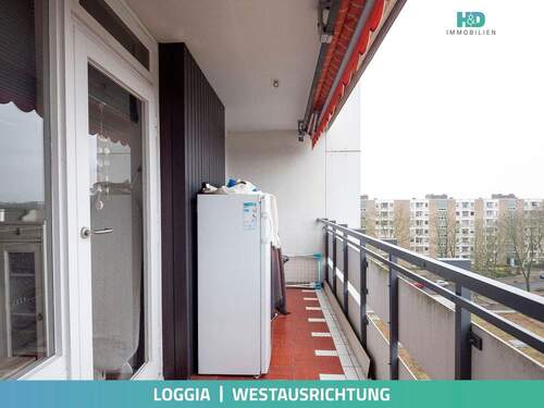 Die Loggia - Westausrichtung - 