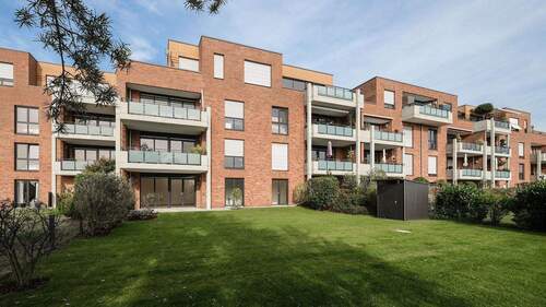 Wohnanlage Gartenseite - 2-Zimmer-Wohnung mit großem Süd-Garten am Greisbach