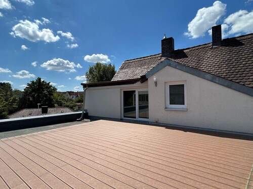35 m² große Dachterrasse - 