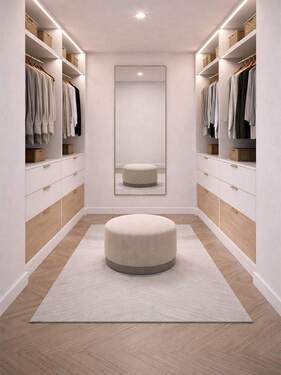 Ankleidebereich - Virtuelles Staging - 