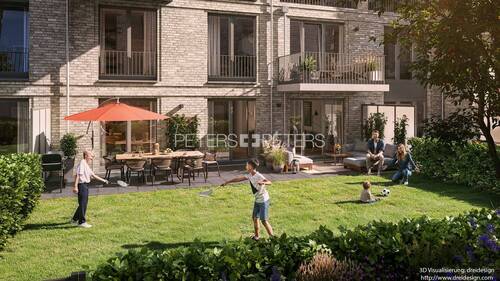 Visualisierung Garten - Etagenwohnung mit 92,60 m&sup2; in Hamburg zur Miete