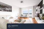Wohnzimmer - ?? Dachgeschoß mit Weitblick - Möblierte 2 Zimmer DG Whg mit großem Süd-Balkon fußläufig zum Wasser