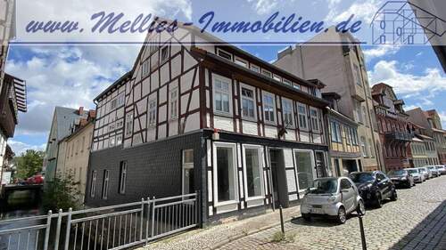 Bild 1 - Wohnung mit Dachterrasse und Gewerbeinheit im Erdgeschoß im Herzen von Salzwedel