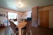 Esszimmer mit Ofenanschluss - 