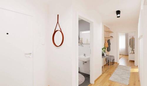 Praktischer Eingangsbereich - 3 Zimmer Etagenwohnung zum Kaufen in Loddin