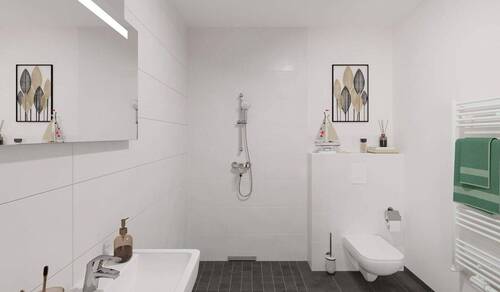 Modernes Duschbad 2 - Etagenwohnung mit 82,00 m&sup2; in Loddin zum Kaufen