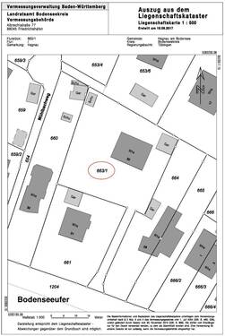Auszug Lageplan - 