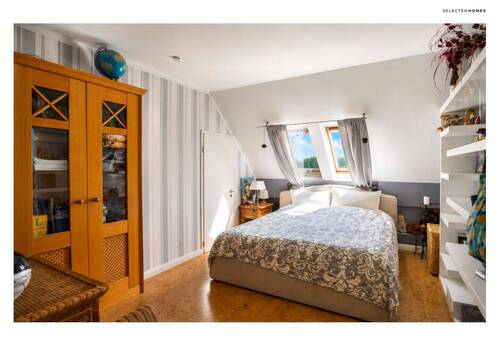 Einheit Nr. 1 Dachgeschoss Schlafzimmer mit Ankleide - 