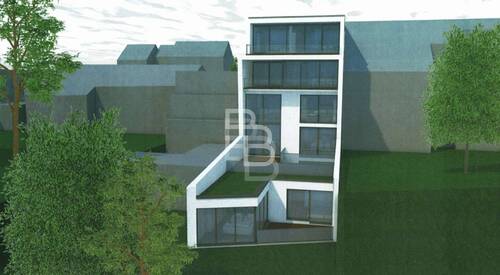 Neubau-Impression Rückansicht - 7 Zimmer Reihenmittelhaus in Köln