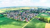 Luftaufnahme Wohnsiedlung - 
