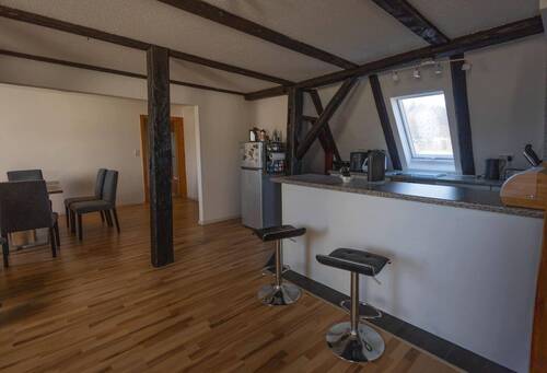 Wohn- Esszimmer + Küche DG - 1 Zimmer Mehrfamilienhaus, Wohnhaus in Herzberg