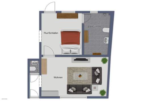 Erdgeschoss Nebengebäude - 