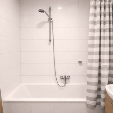 Innenliegendes Badezimmer mit Wanne eingerichtet 2 - 