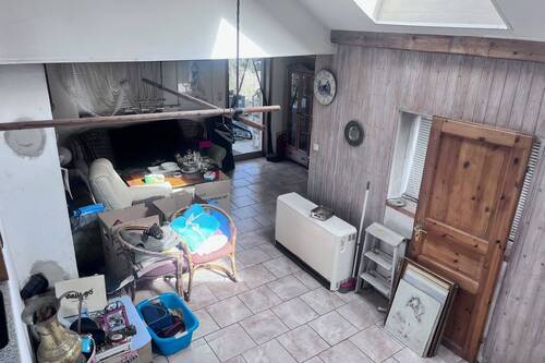 Wohnzimmer - 5 Zimmer Einfamilienhaus zum Kaufen in München