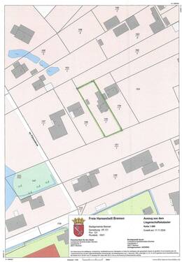 Flurkarte - Grundstück in Bremen