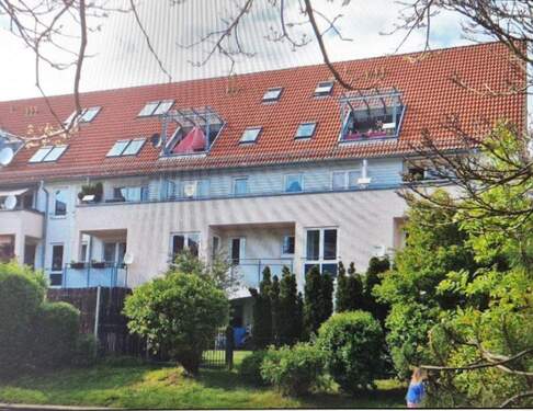 Hofseite - 2-Zimmer-Wohnung in ruhiger Wohnlage mit Balkon