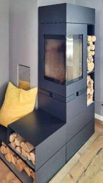 Kamin im Wohnzimmer - 