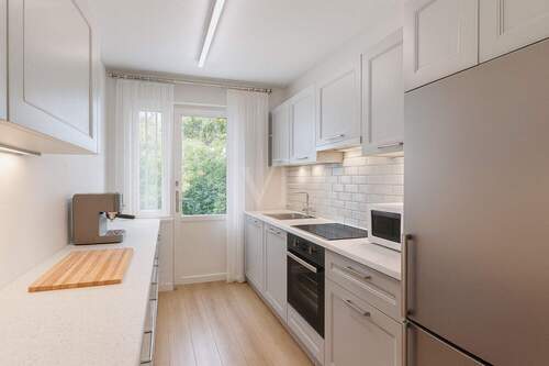 Küche visualisiert - Bungalow mit 105,00 m&sup2; in Berlin zum Kaufen