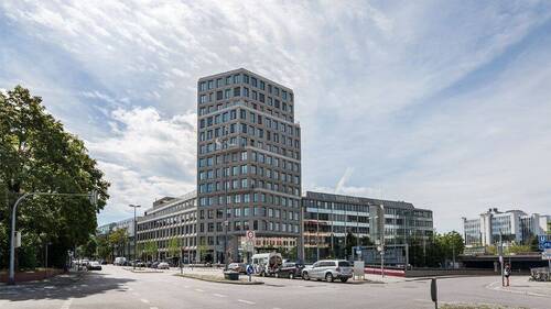 Außenansicht - Neue Büroetage 6. Etage in München Westend: Top-Aussicht, 40 Desks, ab sofort