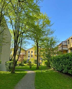 grüne Gemeinschaftsflächen - 3 Zimmer Etagenwohnung in München